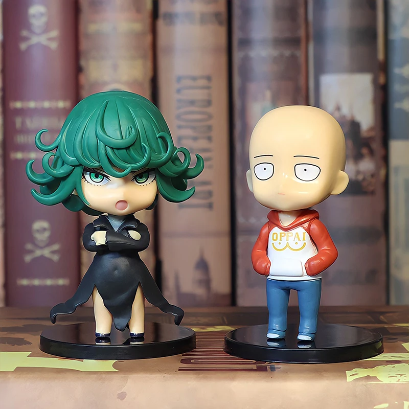 One Punch Man Hand-made Q Version Saitama Genos Garou Tatsumaki Anime Ornaments Doll Model Gift Figure Model Toys