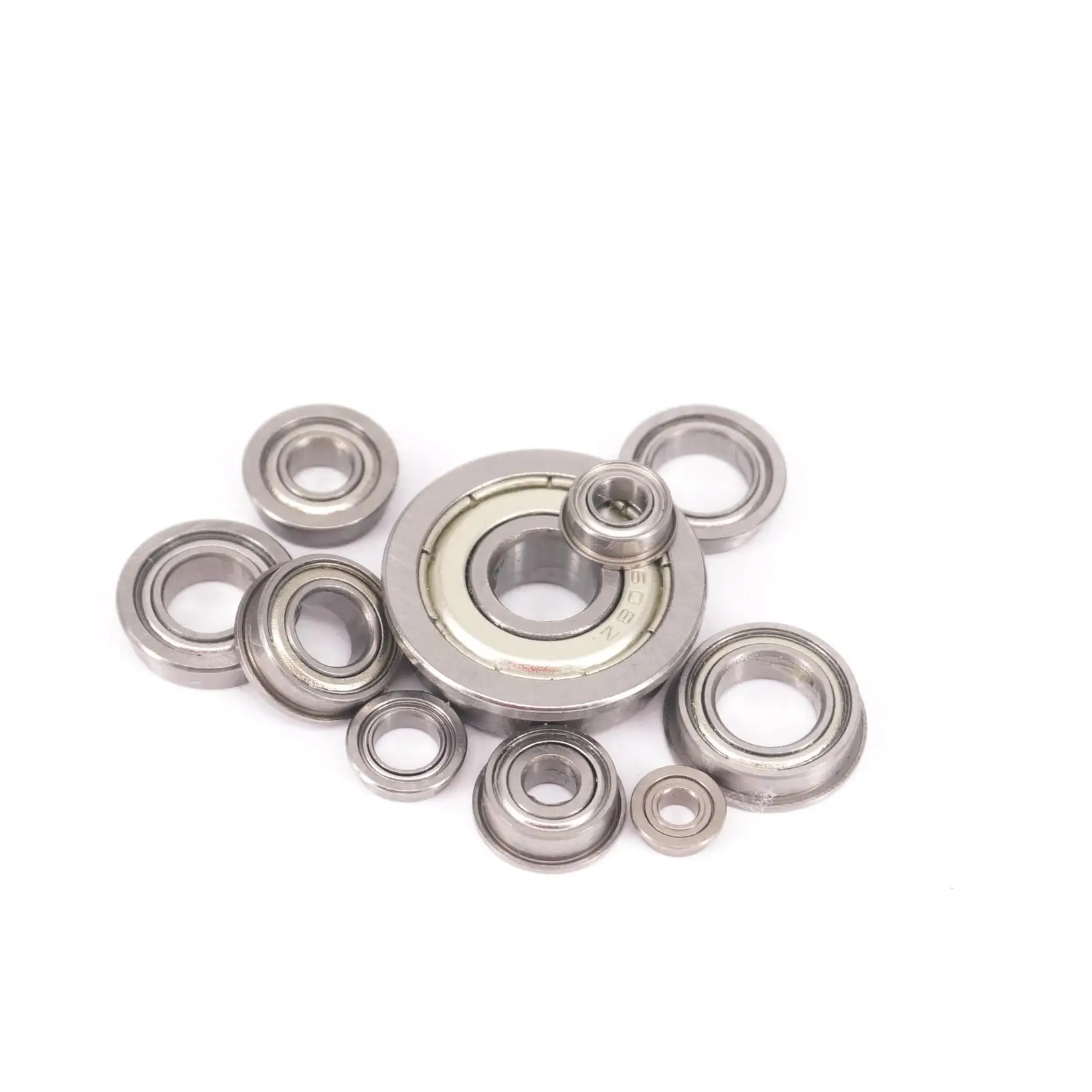 

404C Stainless Steel ABEC3 Metal Shielded Miniature Flange Bearing SMF105 SMF117 SMF148 SMF104 SMF137 SMF115 SMF128 SMF126