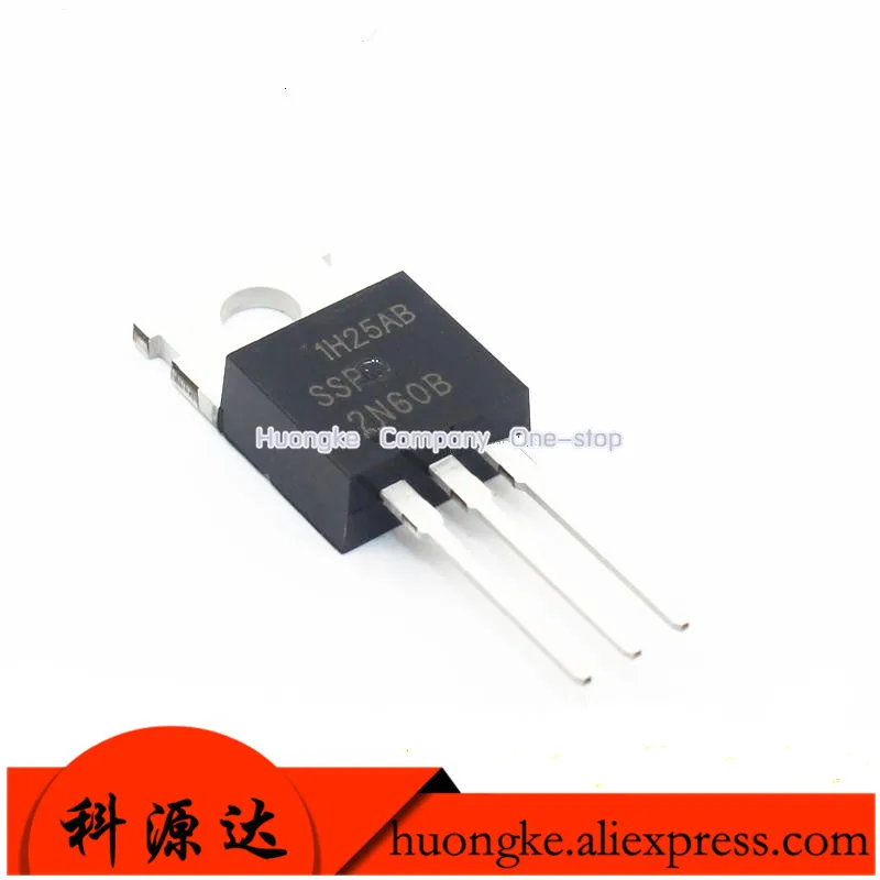 5PCS/LOT SSP2N60B  2N60B TO-220 2A/600V