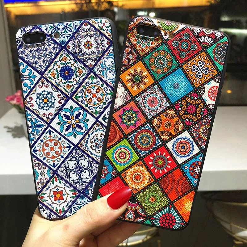 For ALCATEL 1S 2020 Case 3D Relief Flower Emboss Phone Case For Alcatel 1S 1B 1A 2020 Back Cover for Alcatel 3X 1V 3L 3V 2019