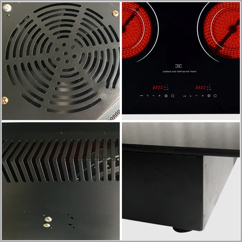 XEOLEO Dua Commercial Electric Ceramic Kitchen Household Radiation-free with Lock&timing Induction Home Appliance Cooker 4400W