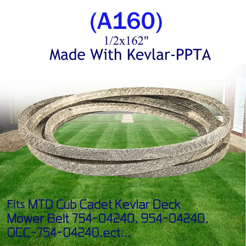 Mower Belt Make With Kevlar Lawn Mower Repeated Bending for 754-04240, 954-04240 Hot Selling Free Shipping 1/2 