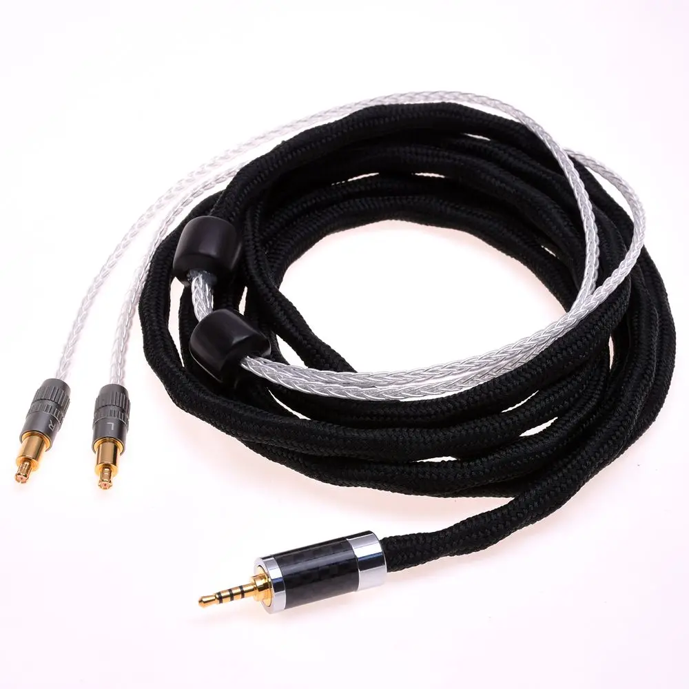 16 Cores 5N Silver Plated Headphone Upgrade Cable A2DC For Audio-Technica ATH-MSR7b ATH-SR9 ATH-ESW990H ATH-ES770H ATH-ADX5000