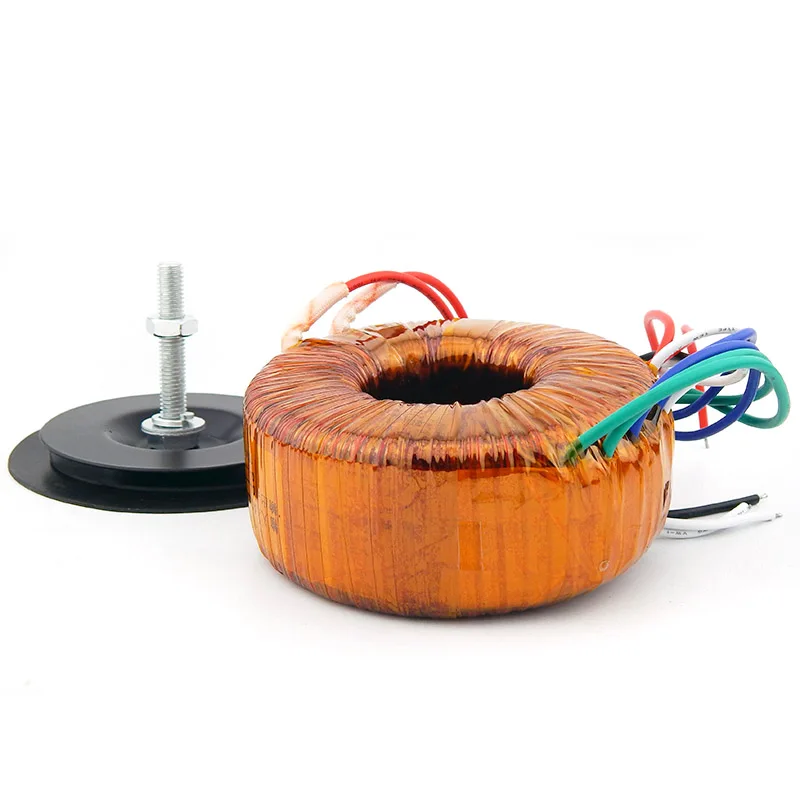 120W Circular Core Transformer Of Pure Copper Enamelled Wire For LM4766 TA2022 LM3886 Audio Amplifier Power Supply Double 18V