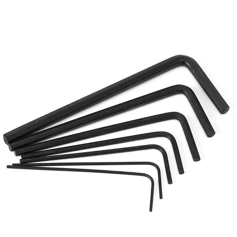 YOFE 7 Pcs 0.7mm-3mm Mini Micro Hexagon Hex Allen Key Set Wrench Screwdriver Tool Kit 0.7 0.9 1.3 1.5 2 2.5 3 mm