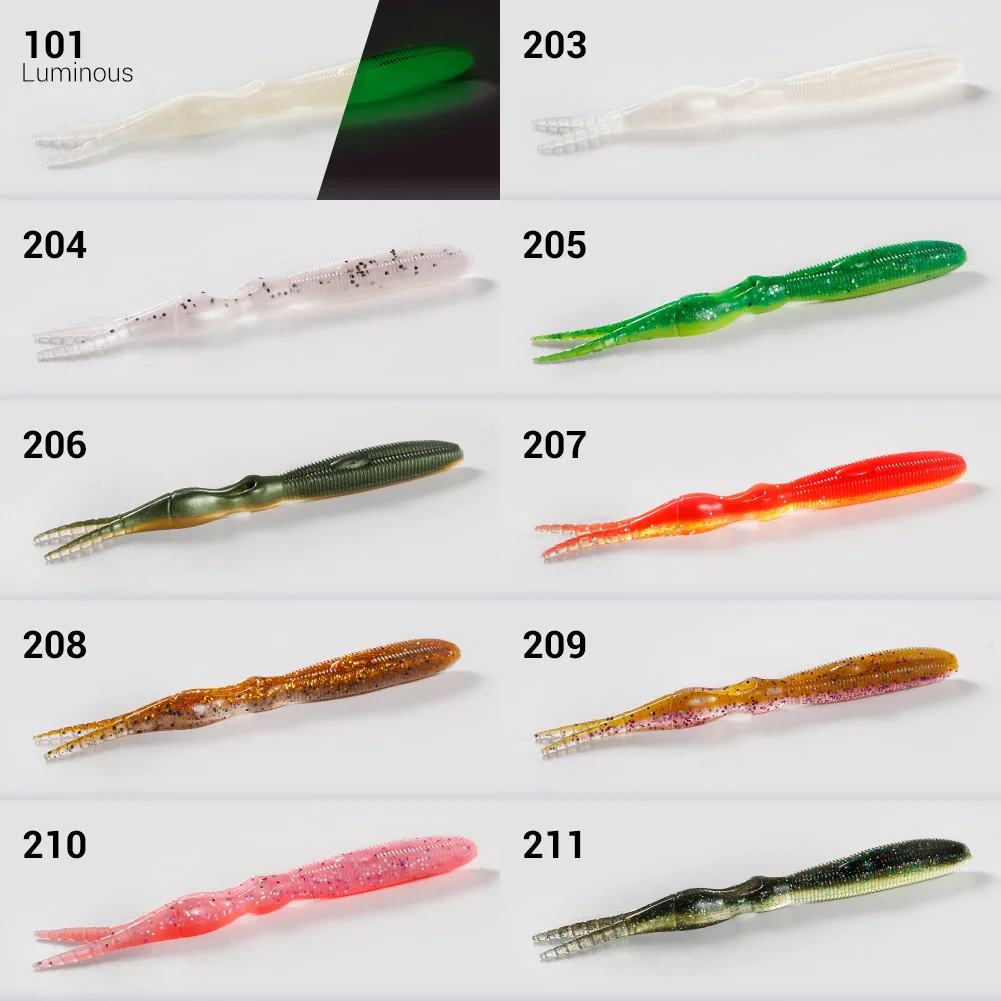 NOEBY Chunk Jig Trailer Swimbait lubina blando - imagen 2
