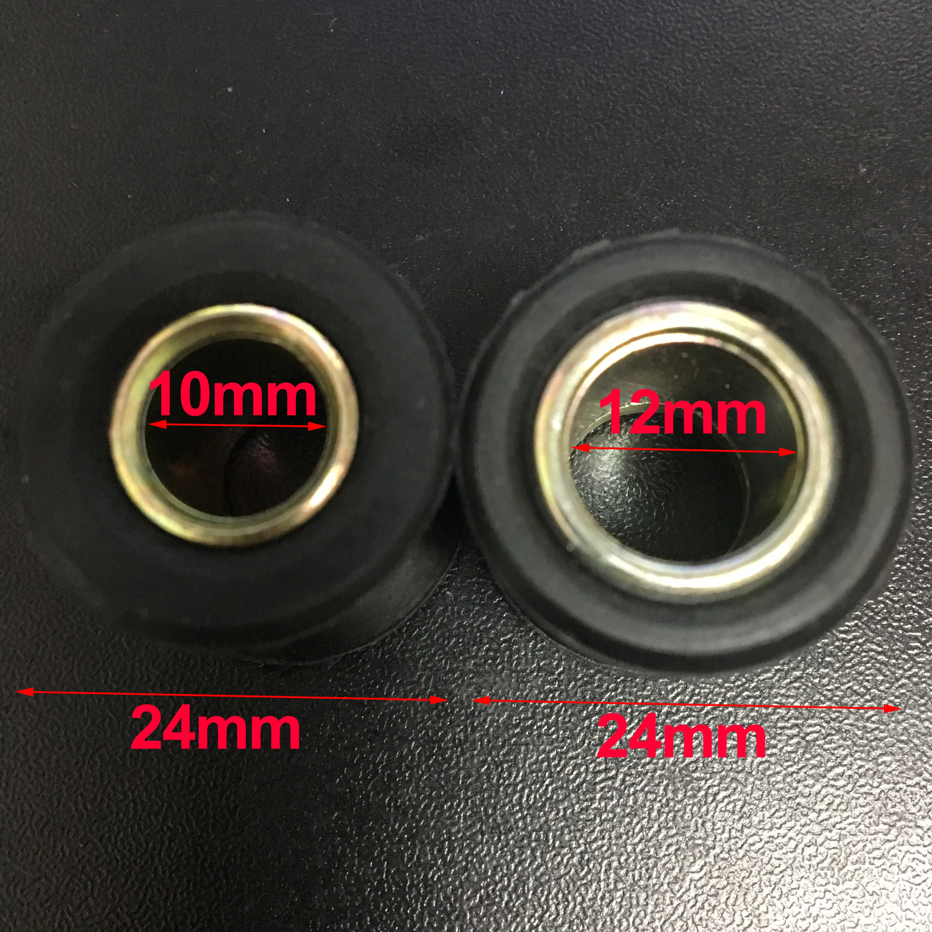 

2 PCS 10mm/12mm Motorcycle Electric Scooter Rear Shock Absorber Rubber Sleeve Cushion Rubber Ring Rear Shock Absorber Bushing