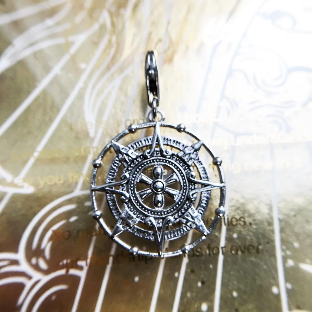 Maya-Kalender-Charm-Anhänger für Damen und Herren, trendiger Schmuck aus 925er Sterlingsilber – Detail 8