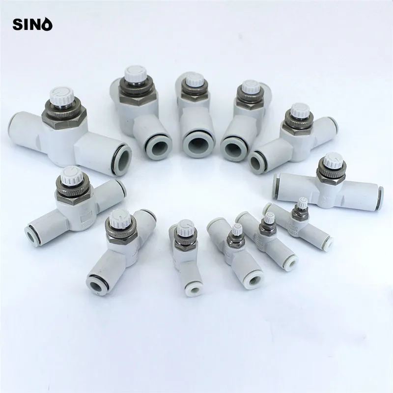 1PCS AS Series Speed Controller One-Touch Fitting AS1001F-04 AS1001F-06 AS2051F-06 AS2051F-08 AS2001F-06 AS2001F-04 IN LINE