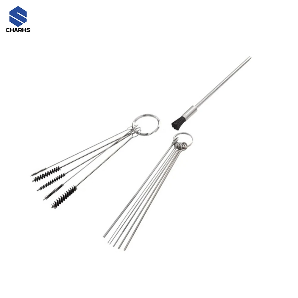 Kit di pulizia per pistola a spruzzo da 17 pezzi con filtri per pistola a spruzzo, Kit di pulizia per pistola a spruzzo Kit di pulizia per aerografo per gravità HVLP, aspirazione