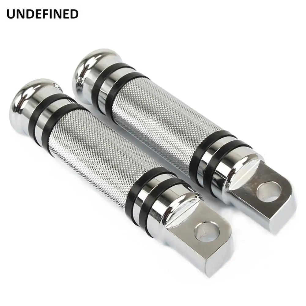 Motorcycle Knurled Foot Pegs CNC Rear Front Footrest Pedal For Harley Touring Road King Sportster 883 XL Softail Dyna Universal