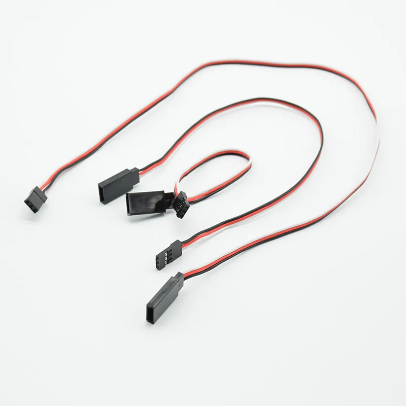 5Pcs 150/300/ 500mm Servo Extension Lead Wire Cable For RC Futaba JR Male to Female 15/30/50cm Wire connector red black white