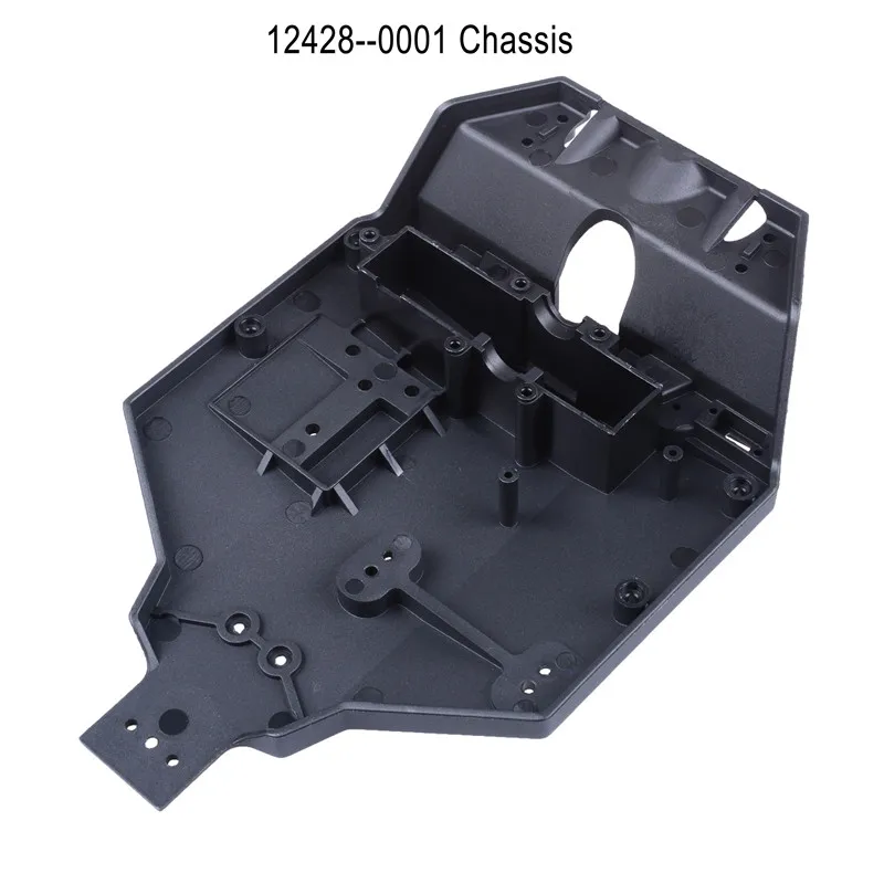 Piezas de repuesto originales para coche teledirigido, eje trasero, brazo, caja delantera de onda, engranaje, conexión, suspensión, Wltoys 12428,