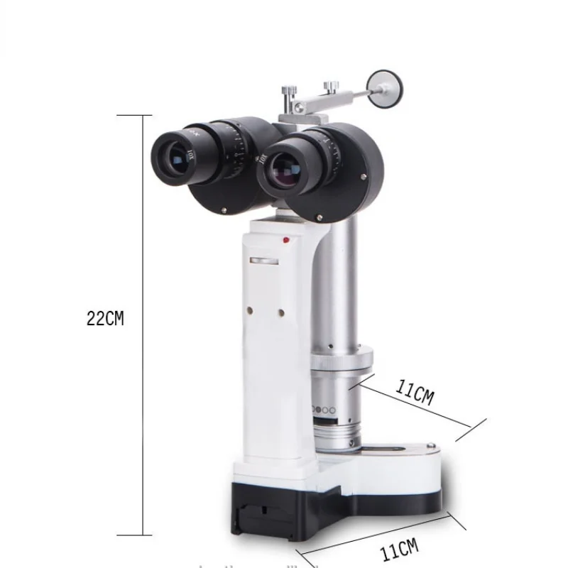 Veterinary Slit Lamp Chin Rest Binocular Microscope Ophthalmic Equipment For Pet Hospital