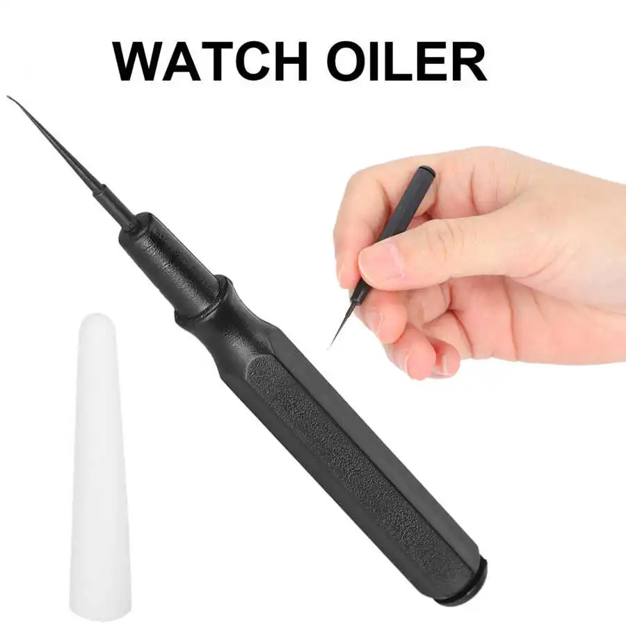 Watch Oiler Oil Pen Oil Pins Lubricant Applicator Pen Clock Watch Part Movement Maintenance Repair Tool Accessory for Watchmaker