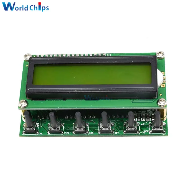 DDS Signal Generator Module 0-55MHz LCD Digital Display DDS Function Generator Frequency for HAM Radio VFO Wireless