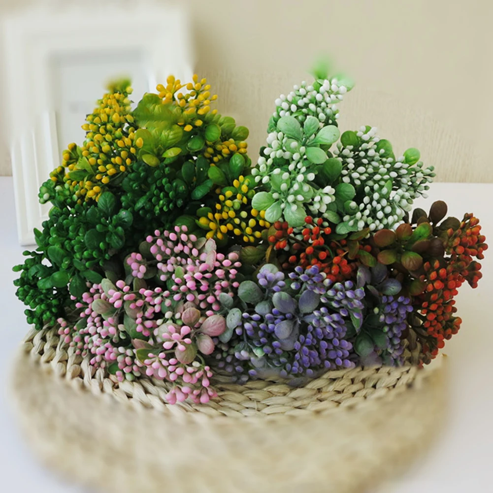 2021 new 1Pc fruit plant  fruit simulation  green landscape decoration hand bouquet small wild fruit Party Desktop Home Decor