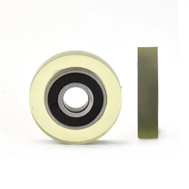 Imagem -04 - Guia Silencioso Roda da Correia Transportadora Poliuretano Plutônio 696 696rs Roller Bearing Polia de Fricção 6x22x5 10 Peças 50 Peças 6*22*5 mm