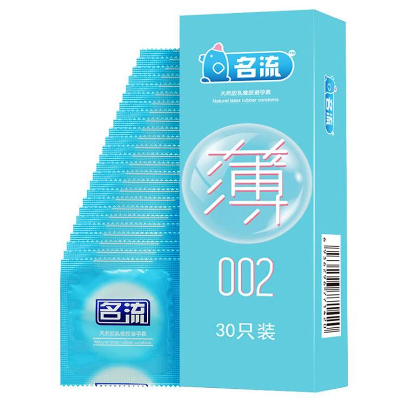 Super Ultra Thin Condoms 30pcs MingLiu Intimate Condone Good Sex Products Natural Rubber Latex Penis Sleeve long-lasting For Men