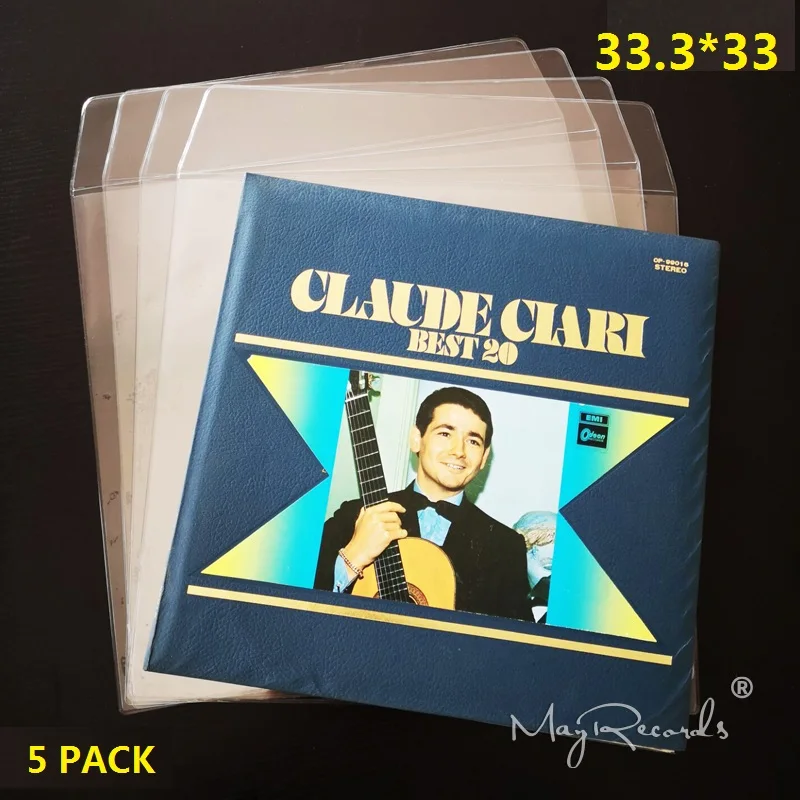 

5 шт. сверхширокие утолщенные ПВХ перезаряжаемые наружные рукава Для 12-дюймового шлюза 3LP 4LP Обложка для брошюра