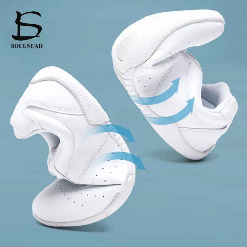 Aerobics Dance Shoes Women Sneakers White Professional Training Gym Sports Shoe Girls Lightweight Ladies Fitness Dancing Shoes