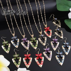 Hawaiian Polynesian Jewelry Set 2021 New Design Dangle Earrings Wholesale Jewelry Necklace Sets with Earrings Set for Women Lady