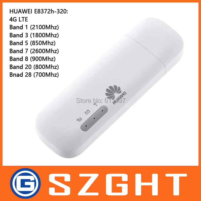 Original Unlocked Huawei E8372 150Mbps Modem 4G Wifi E8372h-320 4G LTE Wifi Modem Support 10 wifi users, huawei E8372h-820