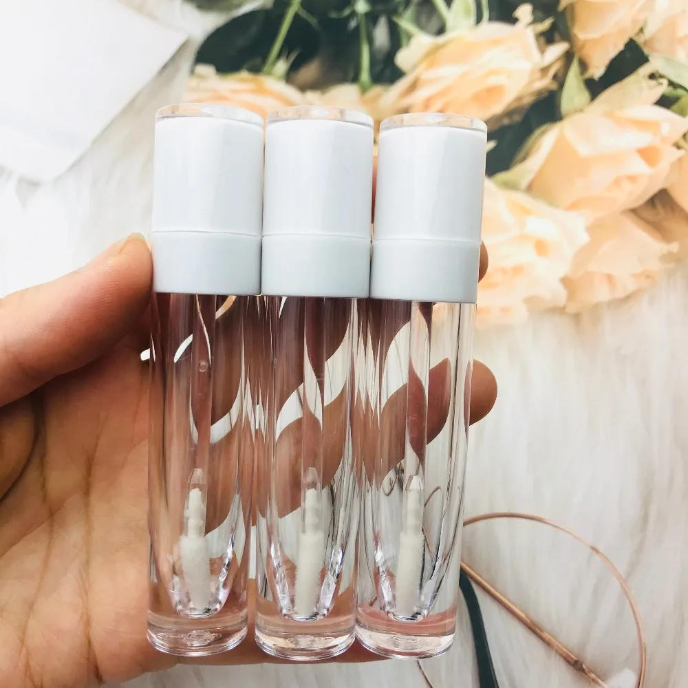 Großhandel 5ml Leere Lipgloss-Tuben mit Baby-Pink-Kappe AS Lipglaze-Behälter Verpackungsflasche Lippenstift Make-up – Detail 26