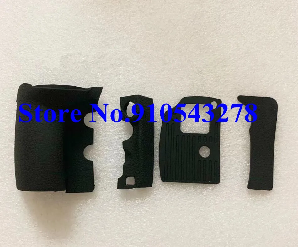 A Set of 4PCS New  Bady rubber (Grip+left side+thumb+bottom) repair parts For Nikon D810 SLR