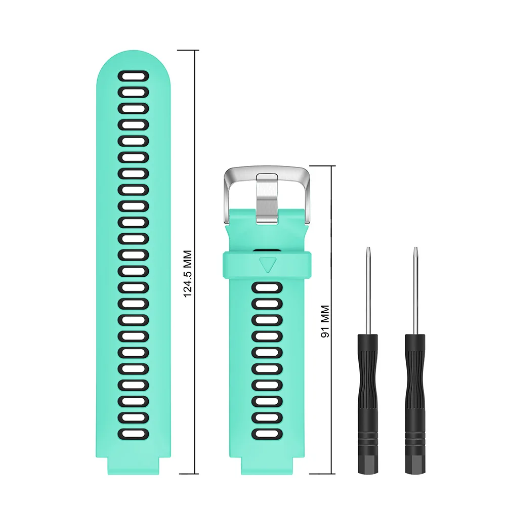 Braccialetto sportivo di moda per Garmin Forerunner 735XT 735 220 230 235 620 630 Approach S20 Smartwatch nuovo cinturini in silicone braccialetto