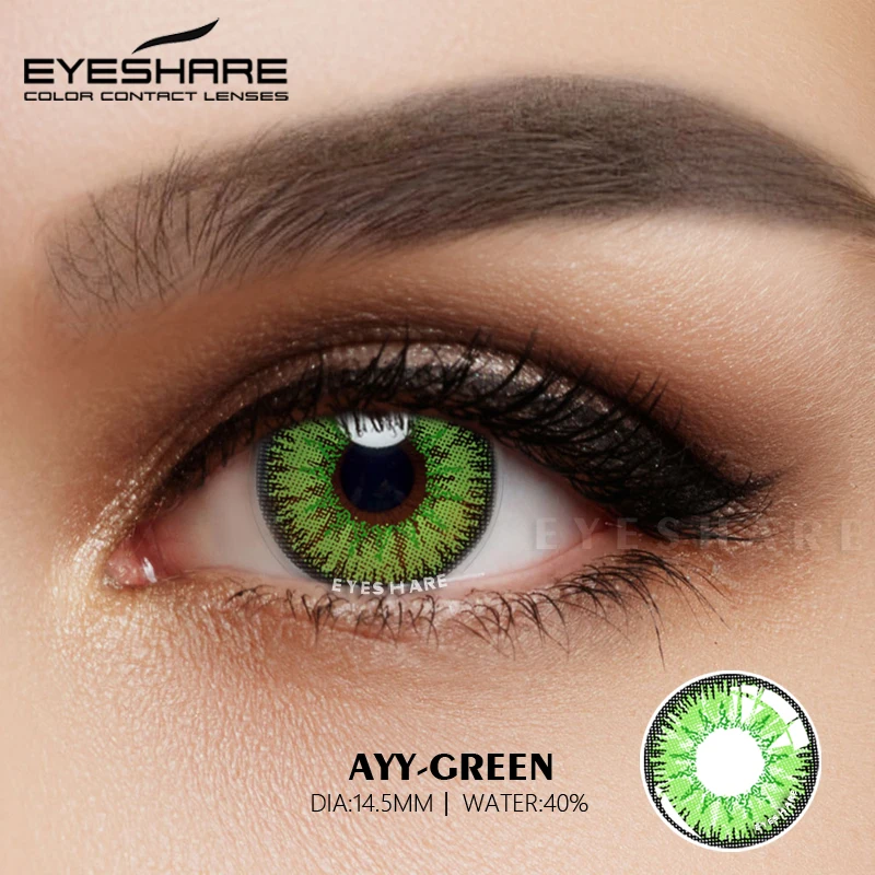 EYESHARE Color Contact Lenses For Eye One Pair Anime Cosplay Colored Lenses Blue Red Halloween Lenses Contact Lens Beauty Makeup