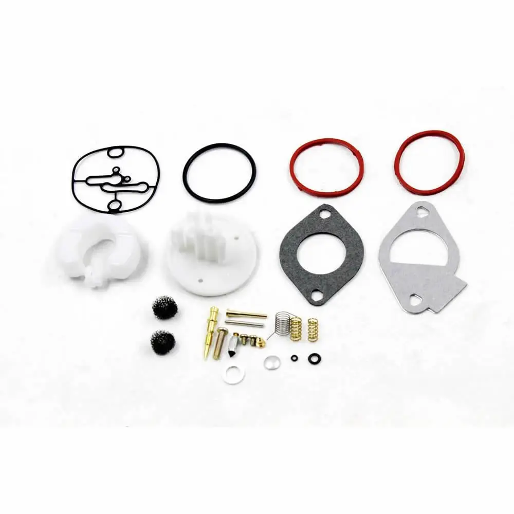 796184 Carburetor Overhaul Rebuild Kit for Briggs & Stratton Lawn Mower Tractor 11 HP-19 HP with 699915 Fuel Solenoid Valve