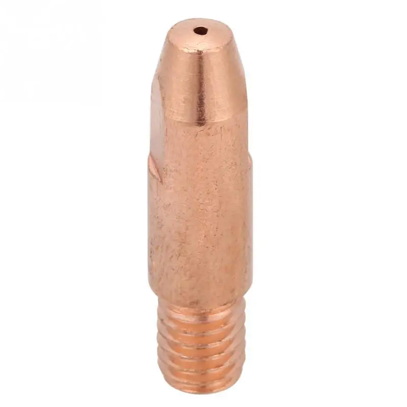 24KD 0.8/0.9/1.0/1.2mm M6*28mm Copper Contact Tips Welding Nozzles for 24KD MIG/MAG Welding Torch Tip M6 For Binzel Gas Nozzle