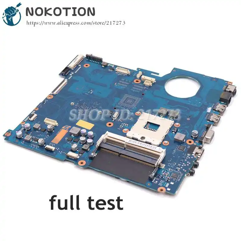 NOKOTION For Samsung RV511 NP-RV511 RV509 Laptop Motherboard HM55 DDR3 Free CPU BA92-07699A BA92-07699B BA41-01432A