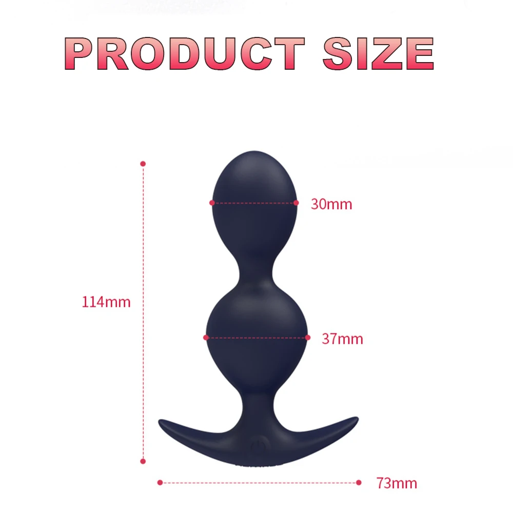 Anal Vibrator for Man Wireless Remote Control Silicone Butt Plug for Gay Plug Sex Toy for Woman Adult Products Prostate Massager