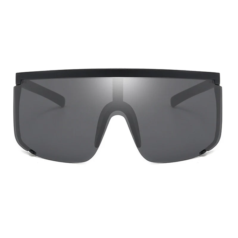 OEC CPO New Sunglasses Man Oversize Shield Half Frame Sunglasses Women Goggles Glasses UV400 O371