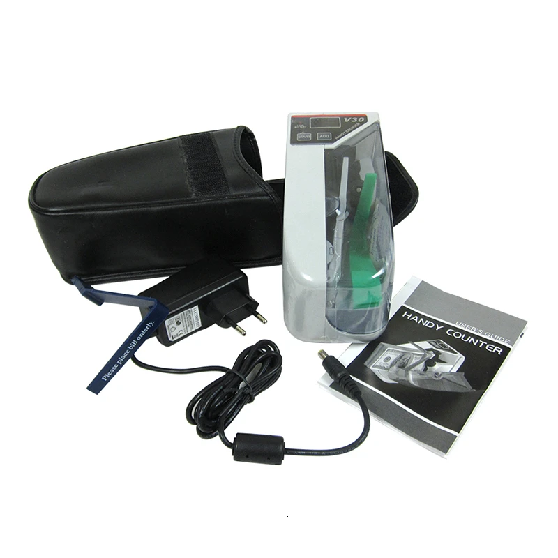 UV Light V30 Mini Portable Bill Counter With Battery Handy money Counter  Machine For Cash and Banknote Paper Currency Counter