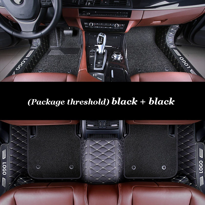 Custom Car Floor Mats for Honda XR-V 2015 2016 2017 2018 2019 -2022 Waterproof and wear-resistant leather carpet Car Accessory