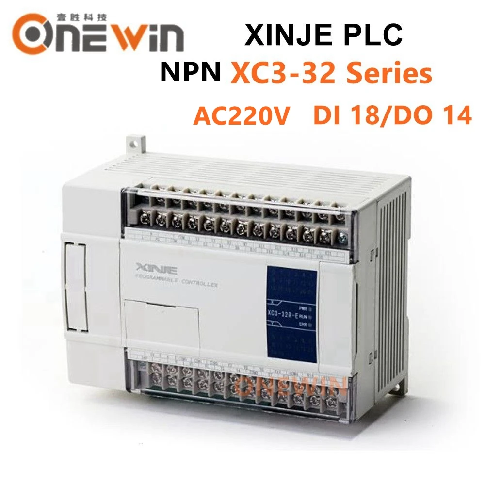 

XINJE XC3 Series XINJE XC3-32R/T/RT-E PLC CONTROLLER MODULE AC220V DI 18 DO 14 Transistor new in box