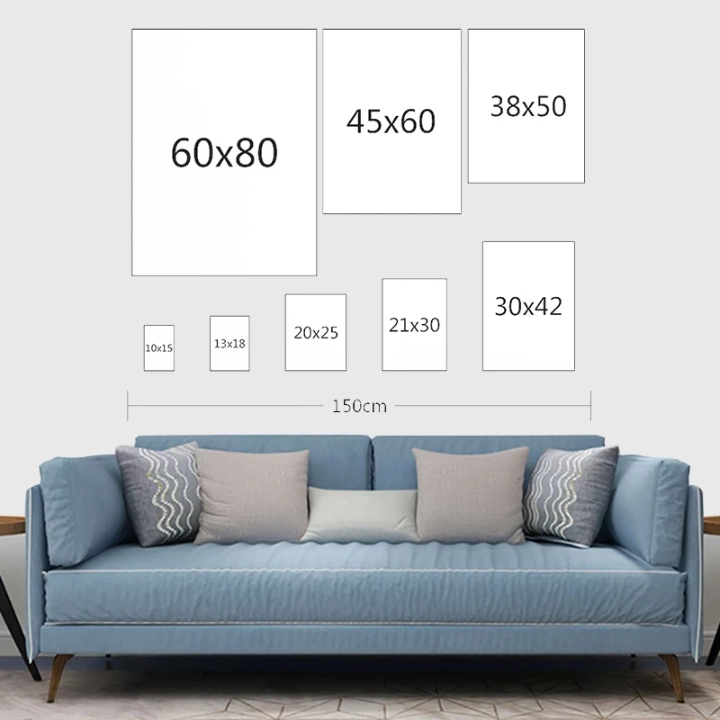 Dropshipping Custom Canvas Prints Waterproof Spray HD Printing Custom Posters and Prints Custom Your Pictures Home Decor