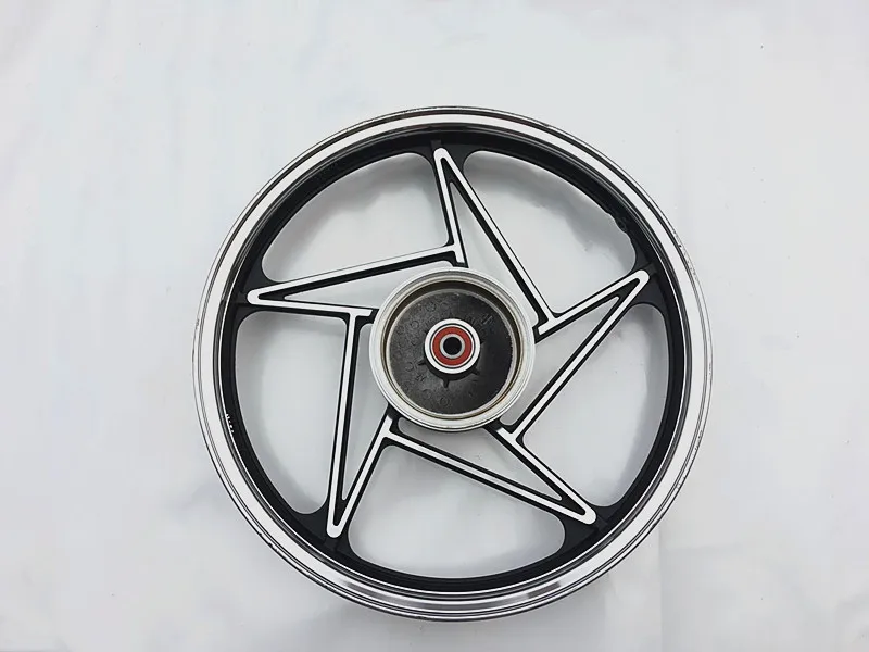 EN125-2/3 HJ125K-A/2A/3A Motorcycle Front Aluminum Alloy Wheel Hub Motorbike Scooter Rear Rims Back Wheel