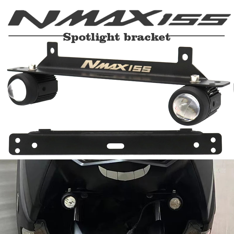 

Motorcycle Accessories Spotlight Bracket Holder Sport Light Fog Lights Mount for YAMAHA NMAX155 2020 2021 2022 N-MAX NMAX 155