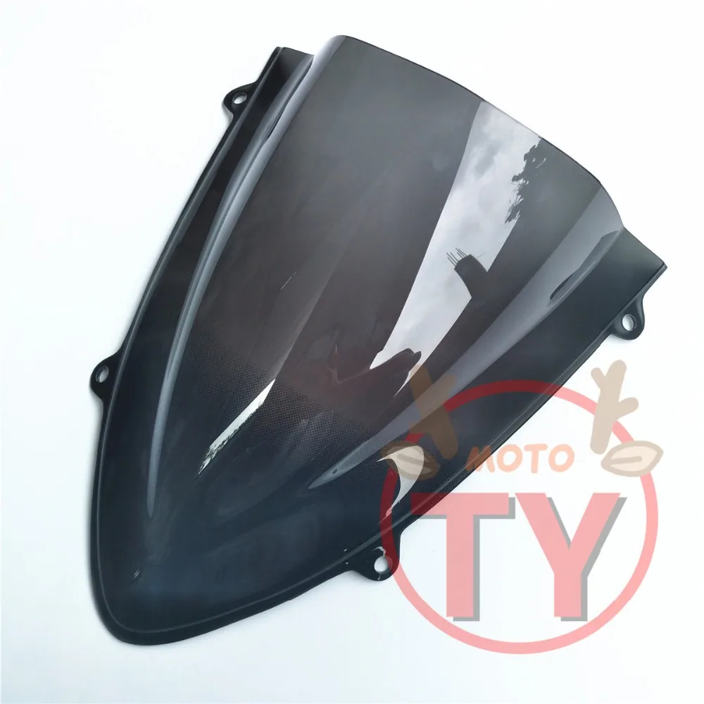 For Honda CBR 600 F5 2007-2012 07 12cbr 600 f5 CBR600 RR cbr600 rr Black smoke Windshield Windscreen Double Bubble Acrylic