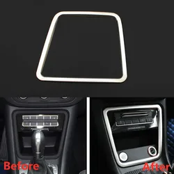 Car Central Console Storage Box Decoration Frame Trim Molding For VW Sharan 2013 2014 2015 2016 Interior Car Accessory