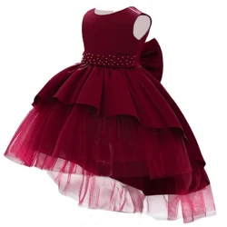 Christmas Baby Baptism Dresses For Baby Girls Lace Princess 1st Year Birthday Party Wedding Dress Newborn Kids Gown Vestidos 2Y