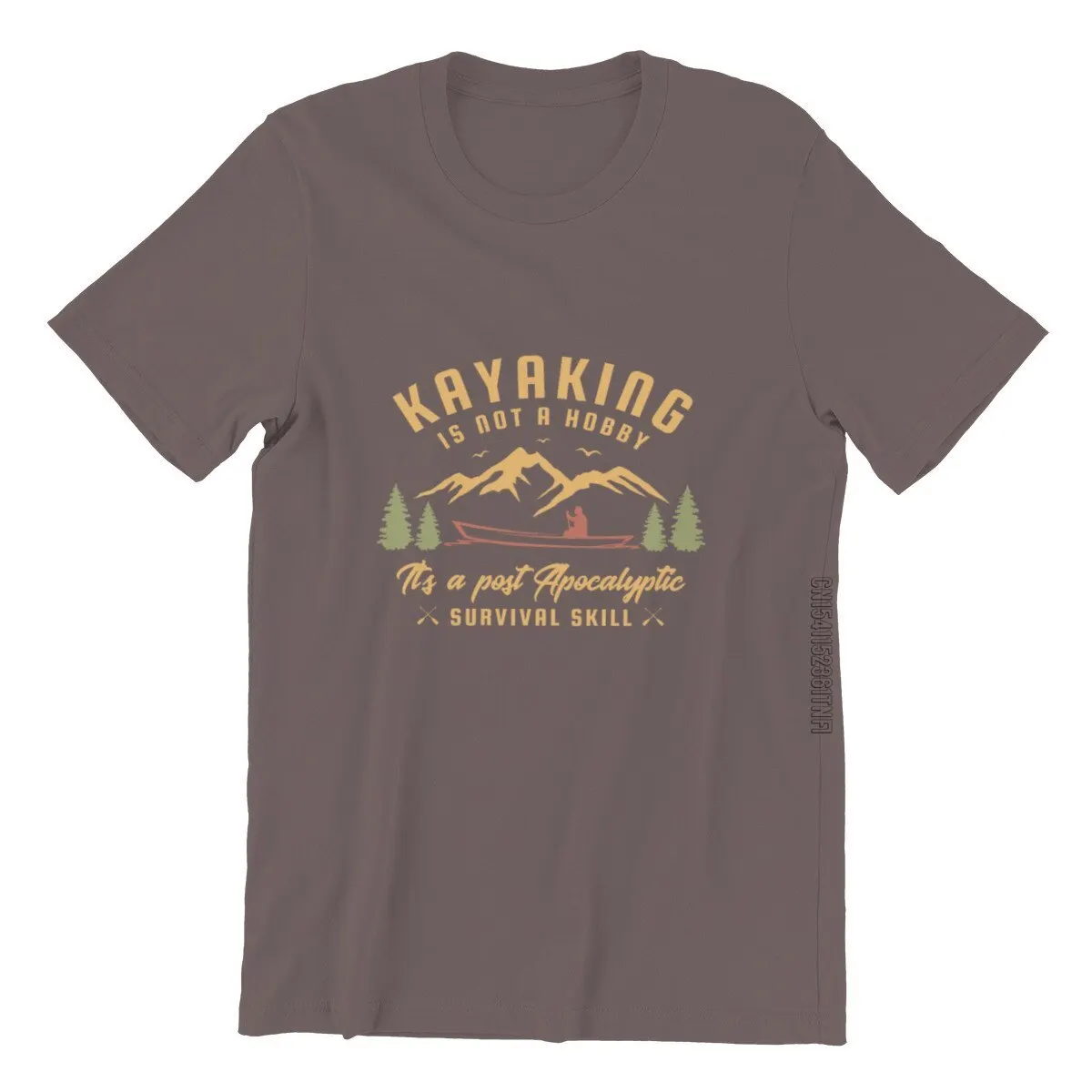 Kayaking Is Not A Hobby Its A Post Kayak Kayaking Mens T-Shirt Black Top T-Shirts Design Special Men Tees