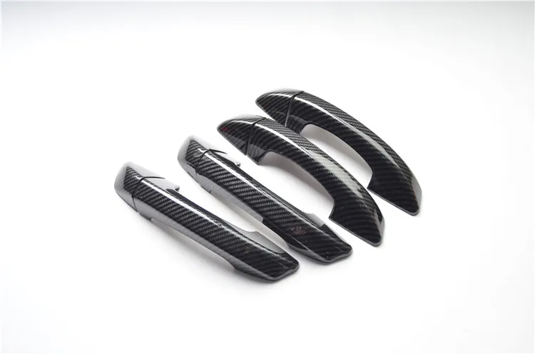 For Volkswagen Skoda SUPERB 3T4 3T5 2009 2010 2011 2012 2013 2014 2015 New Carbon Fiber Chrome Car Side Door Handle Cover Trim