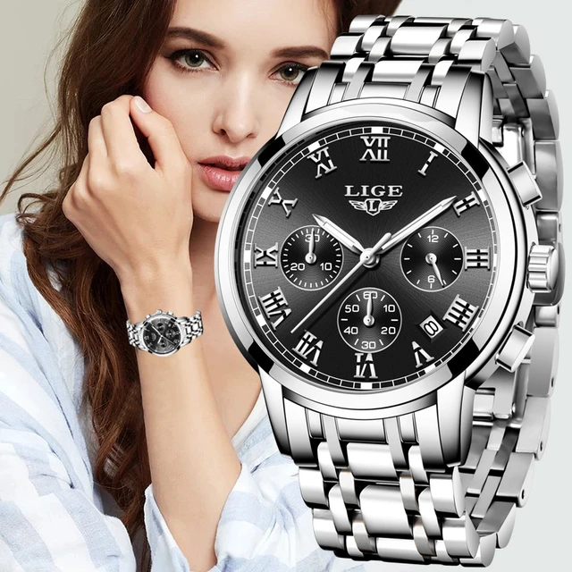 LIGE Watch Women Watches Top Brand Luxury Set Waterproof Quartz Watch Women Ladies Watch Gifts Clock Sport Watch Reloj Mujer AliExpress 1511