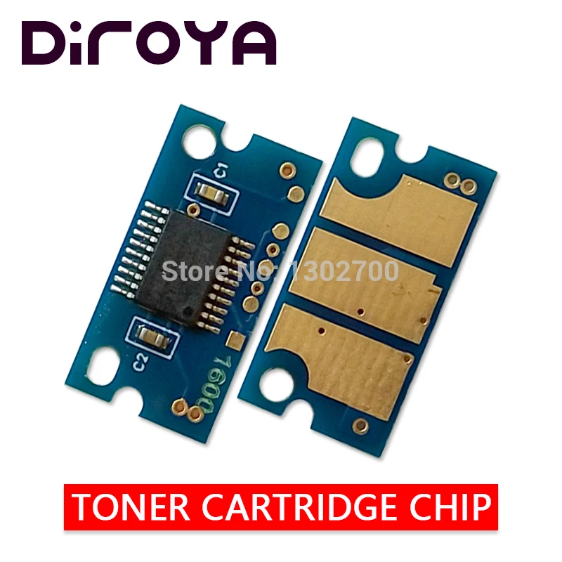 40PCS 2.5K Black&Colors universal toner cartridge chip For OKI C110 C130 C130n MC160n MC160MFP C 110 130 130n MC160 MFP reset