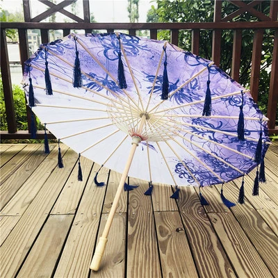 82cm Red Flower Ancient Oil Paper Umbrella Rainproof Chinese Wedding Cheongsam Paraguas Guarda Chuva Şemsiye Japan Sombrilla